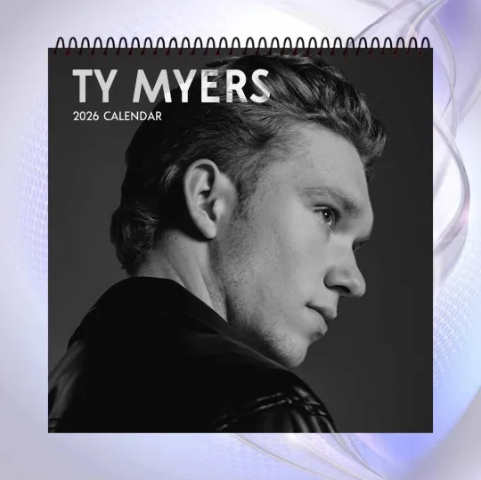 Discover Ty Myers 2026 Calendar,Black and White Portrait Calendar,Modern Photography Gift