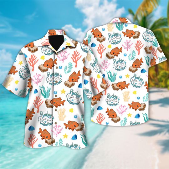 Discover Disney Pudge Controls The Weather Hawaiian Shirt, Lilo And Stitch Hawaii Shirt