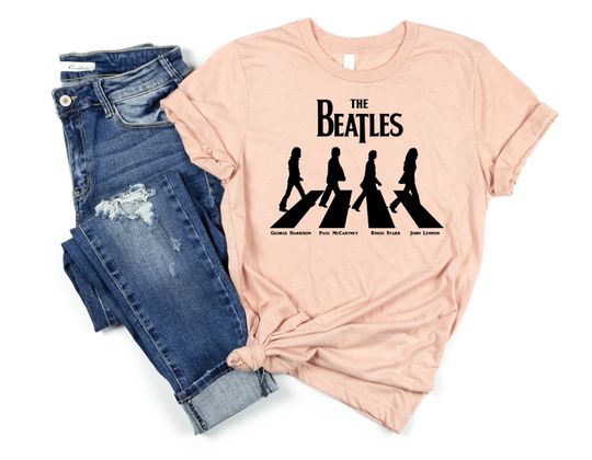 The Beatles T-Shirt, Rock and Roll Band Shirt, Music Lover Gift, The Beatles Apparel