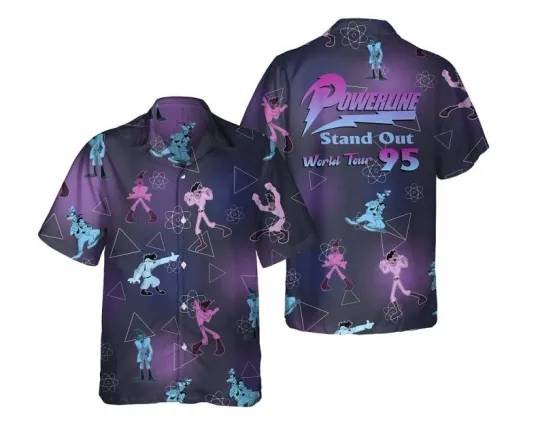 Retro Powerline Stand Out World Tour 95 Hawaiian Shirt