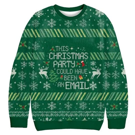 Discover This Christmas Party Could Have Been An Email Ugly Sweatshirt, Funny Office Gift, Gift For Coworker Xmas Sweater, Corporate Party Gift
