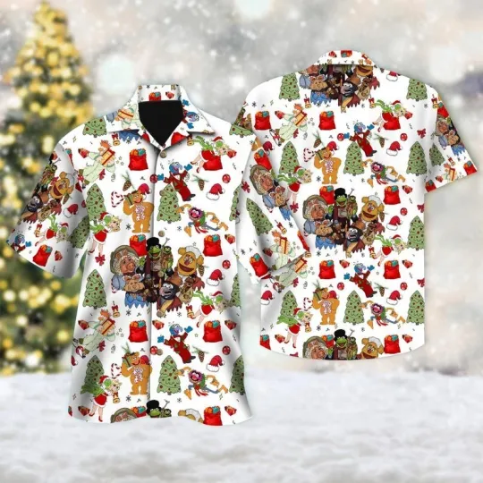 The Muppet Christmas Carol Hawaii Shirt, Muppet Xmas Holiday Hawaiian Shirt