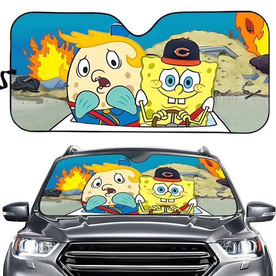 Spongebob Squarepants Car Sun Shade