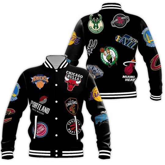 Basketball Team logo Baseball Jacket