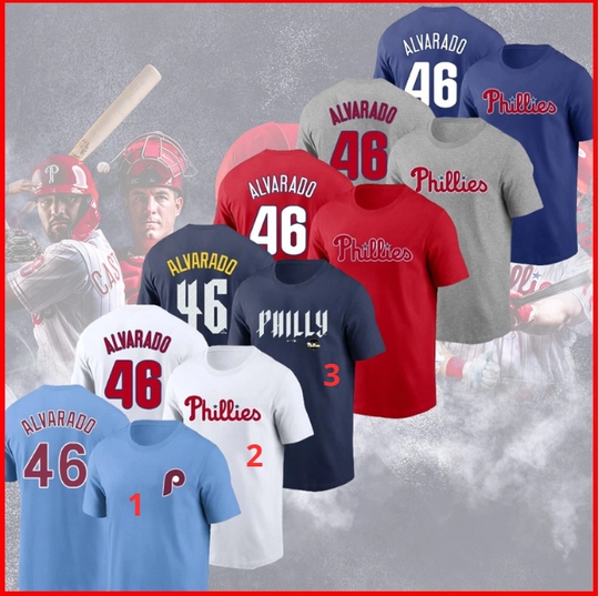 Jose Alvarado #46 Philadelphia Phillies Name & Number Gift For Fan