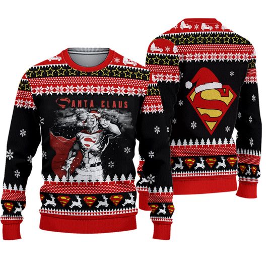 Superman Ugly Sweater, Xmas Gift For Men And Women