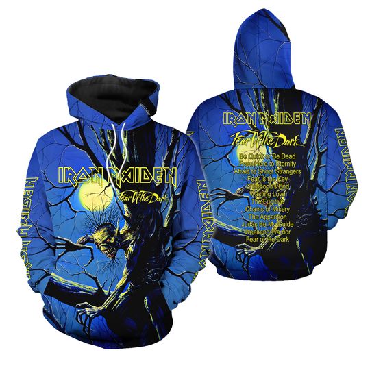 Iron Maiden Fear Of Dark 3D All Over Printed Hoodie
