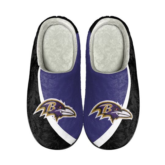 Baltimore Football Team Ravens Big Logo Color Edge Slippers