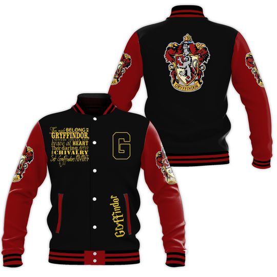 Harry Potter House Baseball Jacket