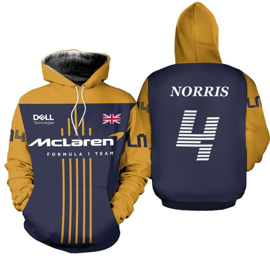 F_1 mc.Larren team driver Lando Norris 4 hoodie, forrmulla 1 hoodies, birthday gift