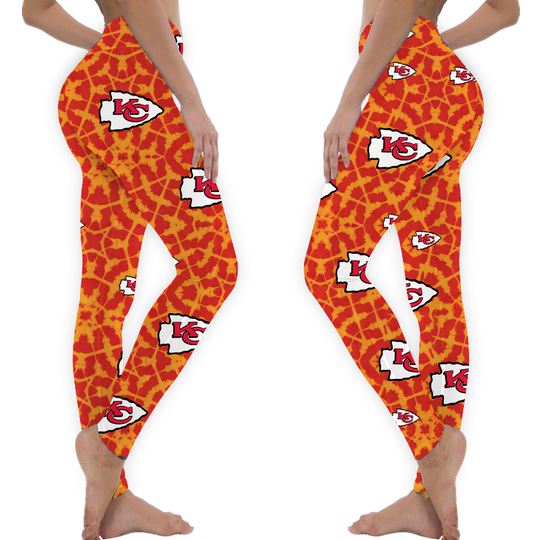 Kansas Chiefs Leggings, Kansas Chiefs Yoga Pants, Kansas Chiefs Football Leggings