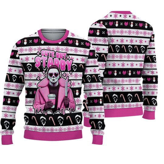 Michael Myers Ugly Sweater, Horror Movie Christmas Sweater