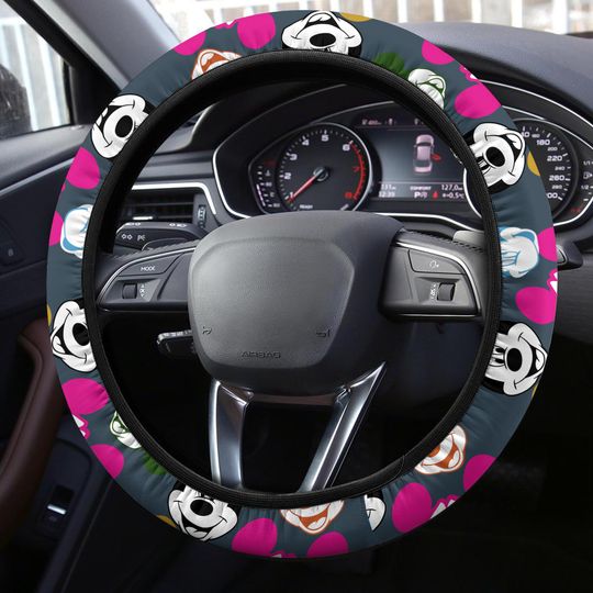 Mickey Steering Wheel Cover,Disney Car Accessories,Steering Wheel Cover