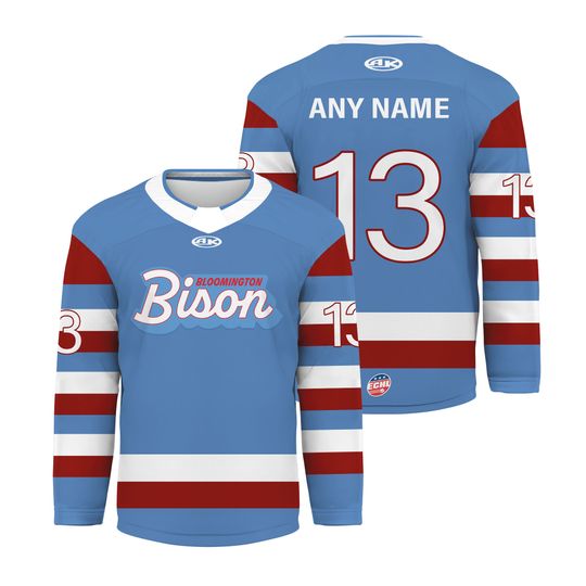 Personalized Bloomington Bison Blue Sweaters 2025 Hockey Shirt Men's Fan Gear