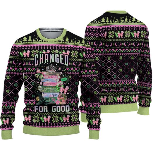 Wicked Musical Christmas Sweater, Change For Good Sweatshirt, Defy Gravity Broomstick Magic Shirt, Wizard Of Oz Shirt, Musical Fan Gift 08