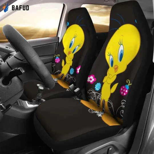 Discover Tweety bird Car Seat Covers for Fan Gifts, Disney Fan Gift Car Seat Cover