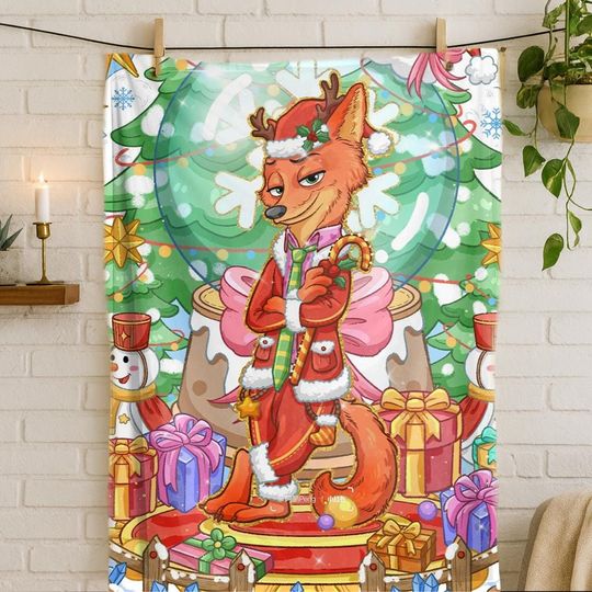 Discover Zootopia 2 Judy & Nick Flannel Throw Blanket, Cozy Movie Bedding for Fans
