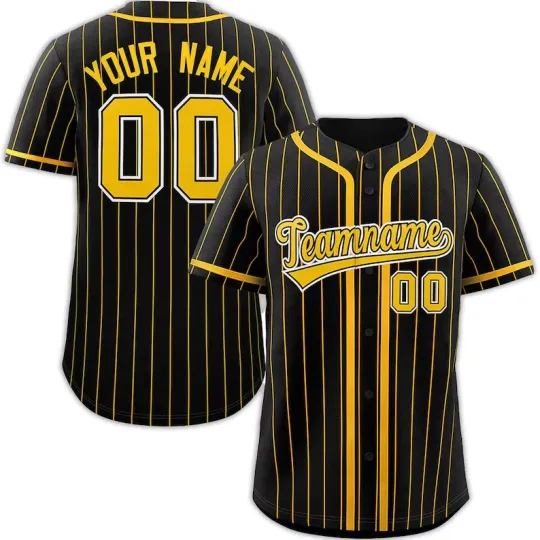 Discover Custom classic style baseball jersey with team name, number and name B1036