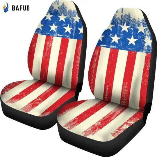 Discover American Flag Car Seat Covers For Fan Gifts