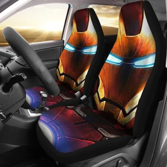 Iron Man Car Seat Covers