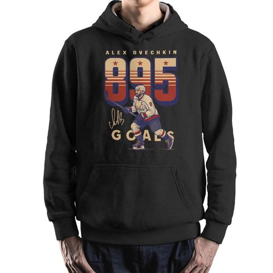 Discover Alex Ovechkin Hockey 895 Goals Hoodie Unisex