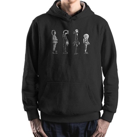 Discover Tim Burton Movie Characters Hoodie