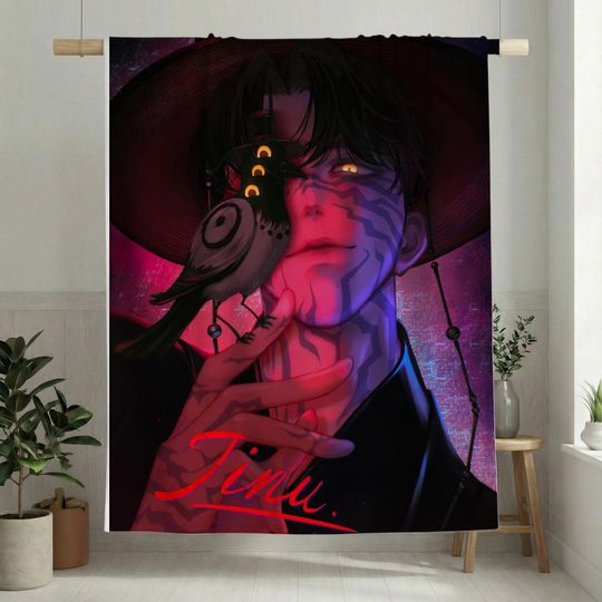 Discover Huntrix K-Pop Demon Hunters Soft Flannel Throw Blanket, Idol Girl Group Fan Gift