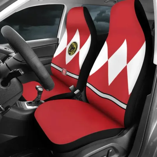 Discover Red Ranger Dragon Car Seat Covers