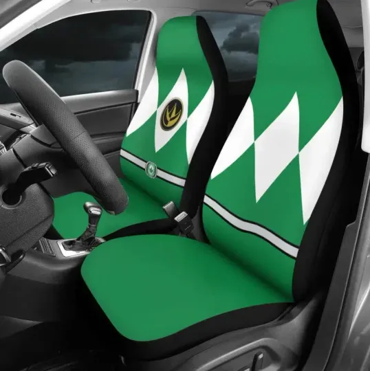 Discover Green Ranger Dragon Shield Car Seat Covers