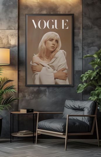 Discover Billie Eilish Happier Than Ever Poster | Y2K Aesthetic Music Wall Art | Album Cover Poster | Billie Eilish Fan Gift