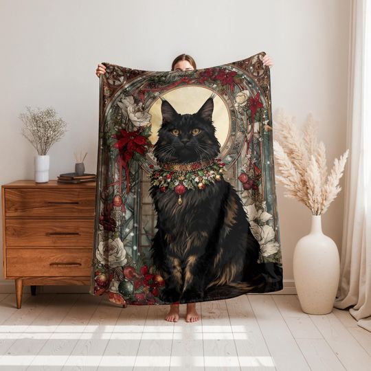 Discover Custom Pet Portrait Blanket | Personalized Flannel Fleece Throw