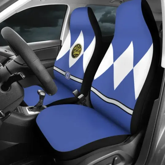 Discover Blue Ranger Dragon Car Seat Covers