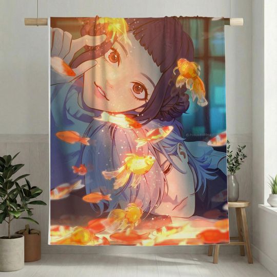 Discover Huntrix K-Pop Demon Hunters Soft Flannel Fleece Blanket, Idol Girl Group Fan Gift