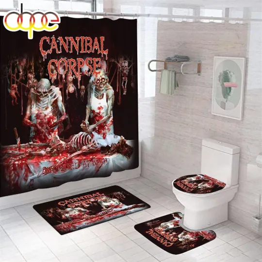 Discover Cannibal Corpse Shower Curtain Bathroom set