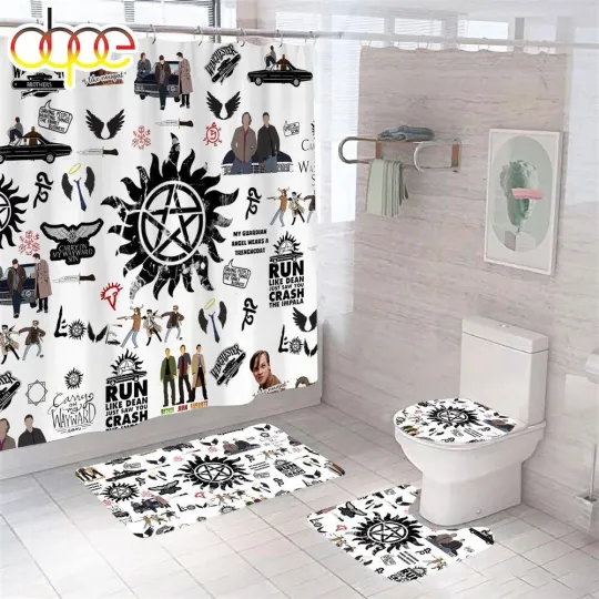 Supernatural Shower Curtain Bathroom set