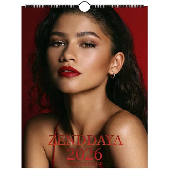 Discover Zendaya 2026 Wall Calendar