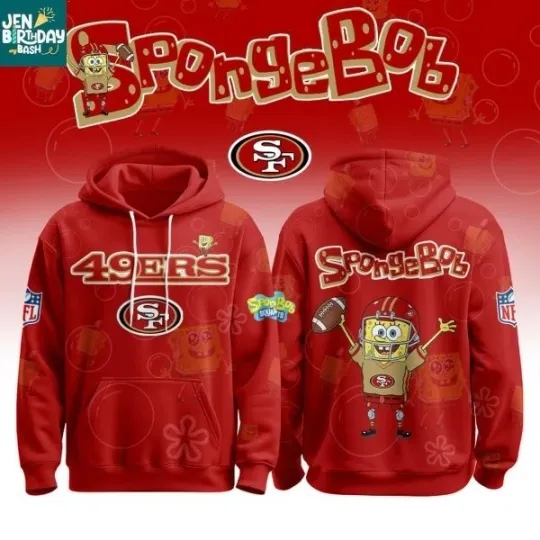 San Francisco X SpongeBob  Search for SquarePants 3D Hoodie