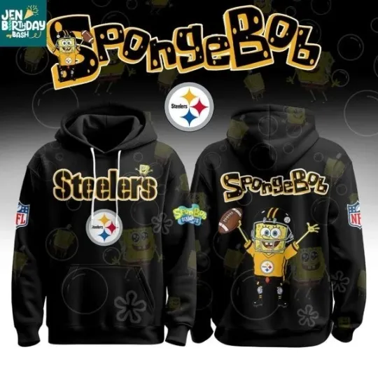 Pittsburgh X The SpongeBob Search for SquarePants 3D Hoodie