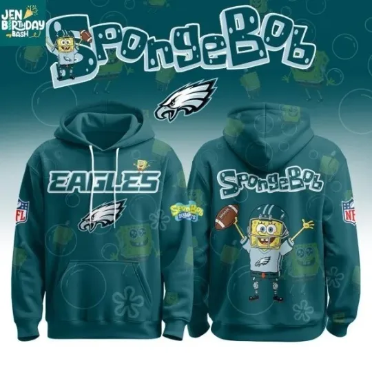 Philadelphia X SpongeBob Search for SquarePants 3D Hoodie