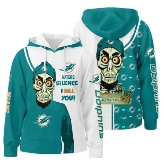 Discover Mjjami Dolphinss Haters 3D All Over Print Hoodie