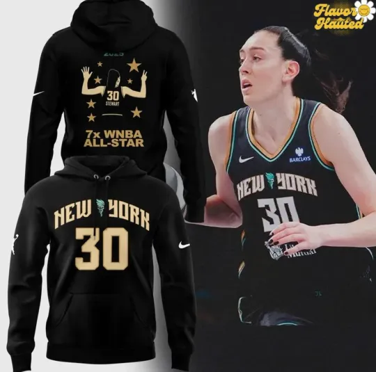 Discover Breann-A Stewart1 New York Liberty 2025 All-Star Special 3D Hoodie