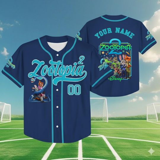 Discover Custom Zootopia Jersey Shirt, Disney Zootopia Baseball Jersey, Zootopia Movie Cosplay, Disney Family Shirts, Disney World Shirt