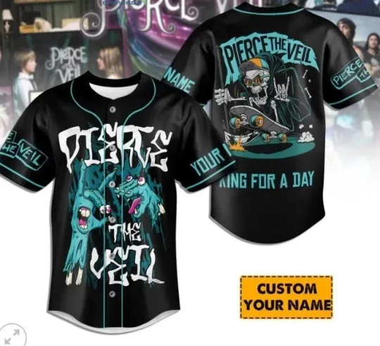 Pierce The Veil Tour Gift Fans All size S-5XL Basaball Jersey Shirt ES657