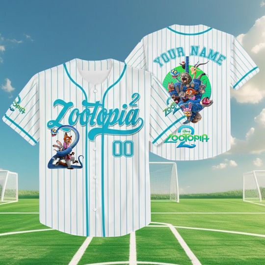 Discover Custom Zootopia Jersey Shirt, Disney Zootopia Baseball Jersey, Zootopia Movie Cosplay, Disney Family Shirts, Disney World Shirt