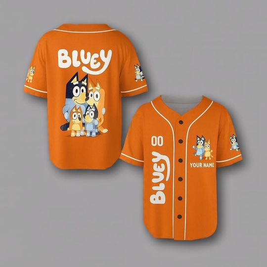 Discover Personalized Blue Doggg Baseball Jersey, Familly Birthday Gifts
