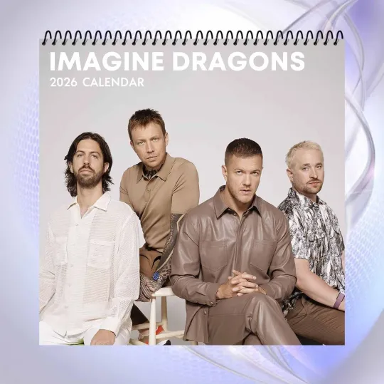 Discover Imagine Dragons 2026 Calendar, Rock Band Wall Calendar, Fan Collectible Gift