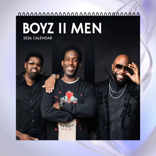 Discover BOYZ II MEN 2026 Calendar, Classic R&B Legends, Limited Edition Collectible