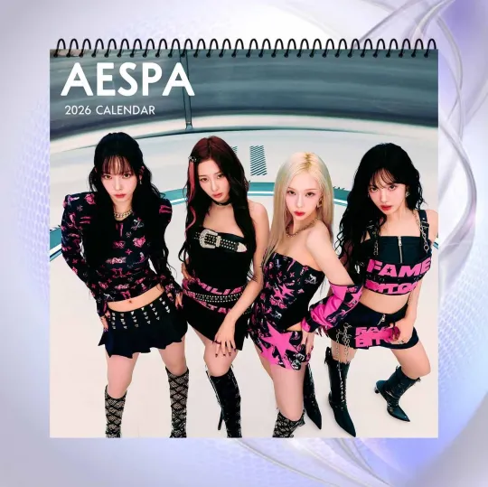 Discover AESPA 2026 K-pop Calendar, Girl Group Edition, Stylish Fan Collectible Gift