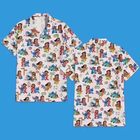 Discover Lilo & Stitch Summer Beach Hawaiian Shirt
