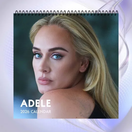 Discover Adele 2026 Wall Calendar, Elegant Music Icon Monthly Planner